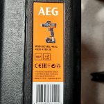 Дрель-шуруповерт AEG BSB18C3BL-402C