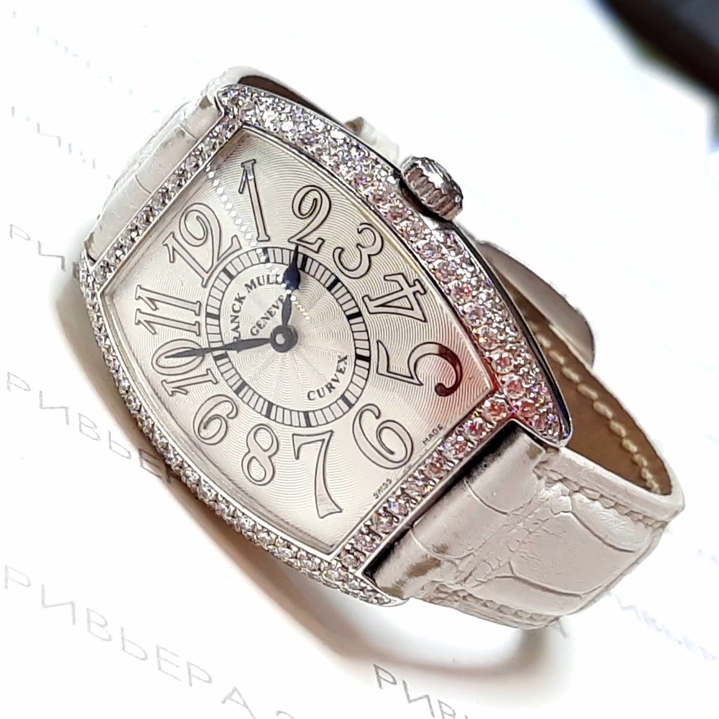 Часы Franck Muller Curvex 7502 с бриллиантами (оригинал)