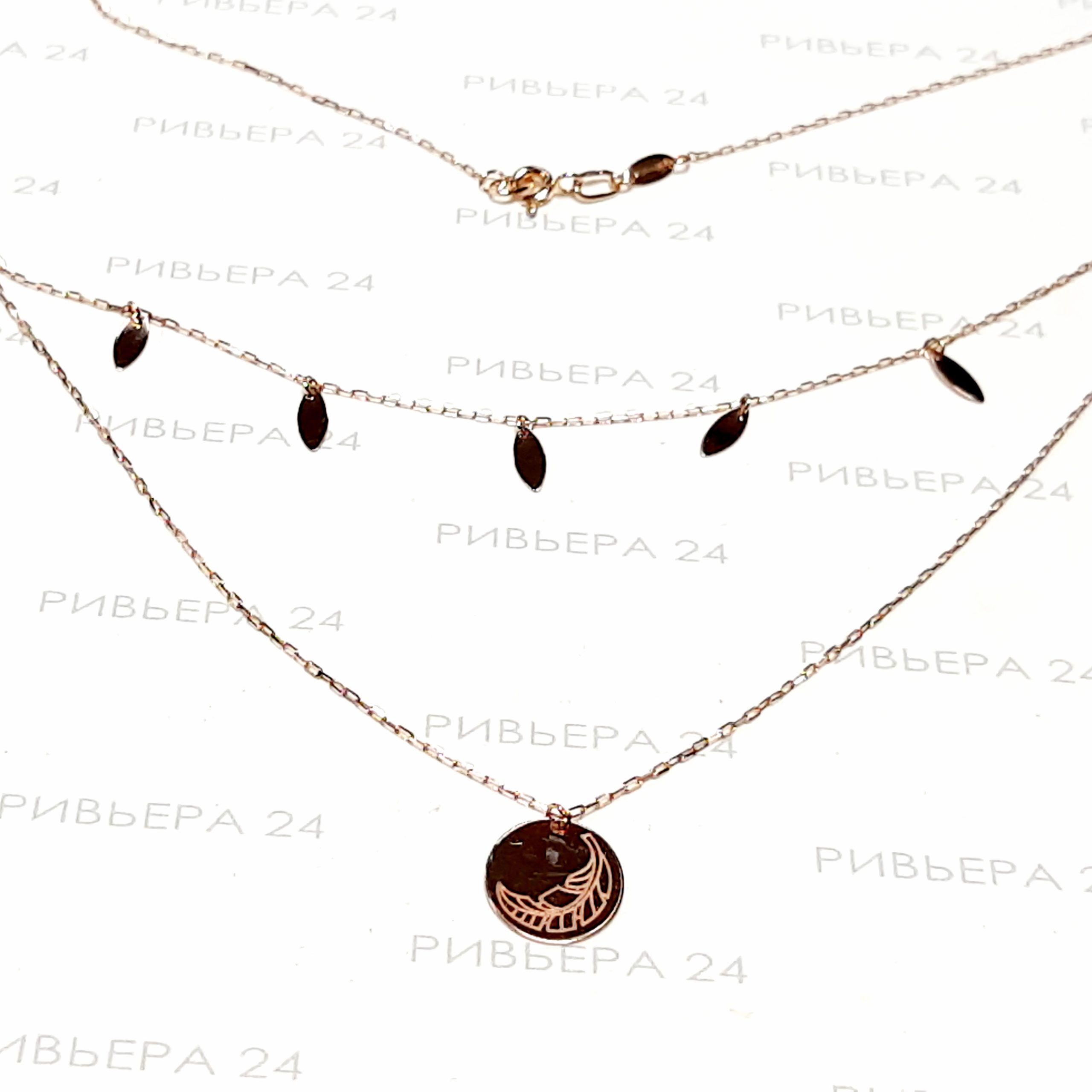 Золотое колье 585 пробы 2.74 грамм Золотое колье 585 пробы 2.74 грамм